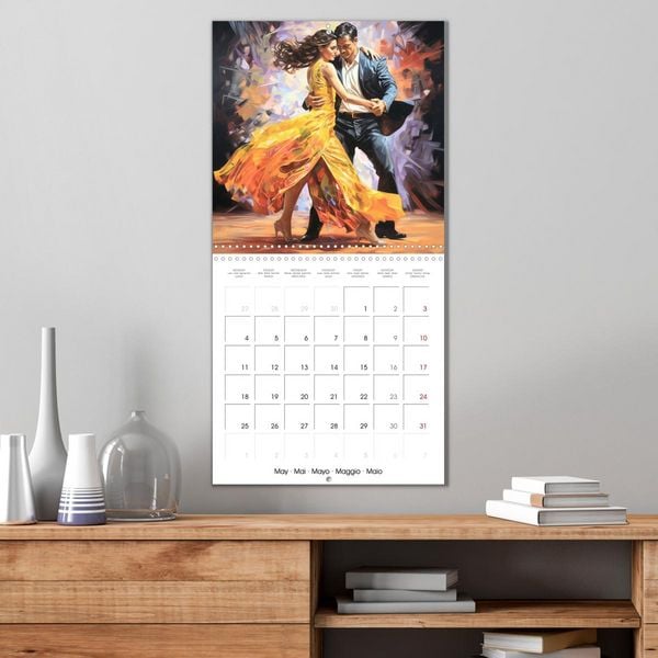 Produktbild: Danse passion (Calendrier mural carr&eacute; 2026 30x30 cm) Calendrier double avec une page pour vos prises de notes