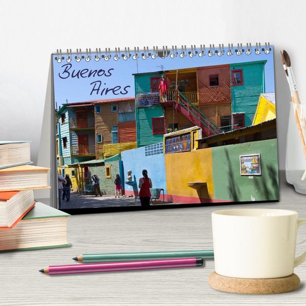 Produktbild: Buenos Aires (Tischkalender 2026 DIN A5 quer), CALVENDO Monatskalender