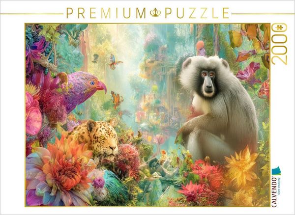 Produktbild: CALVENDO Puzzle Tierische Kreaturen des Dschungels | 2000 Teile Lege-Gr&ouml;&szlig;e 90x67cm Foto-Puzzle f&uuml;r gl&uuml;ckliche Stunden