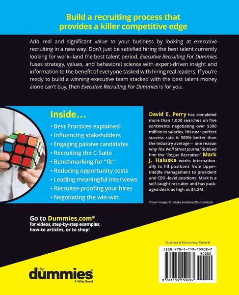 Produktbild: Executive Recruiting For Dummies