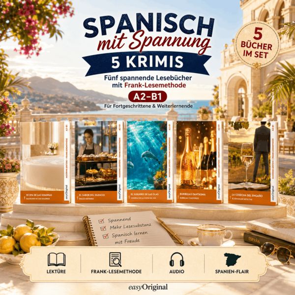 Produktbild: Spanisch mit Spannung: 5 moderne Krimis A2&ndash;B1 (+ Audio-Online)