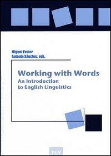 Produktbild: Working whith words : an introduction to english linguistics