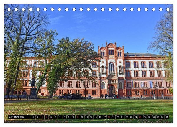 Produktbild: Warnem&uuml;nde und Rostock, Perlen an der Ostsee (Tischkalender 2026 DIN A5 quer), CALVENDO Monatskalender