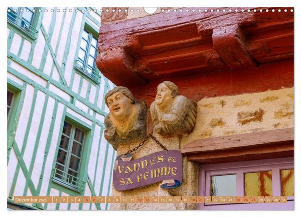 Produktbild: Bretagne. Frankreichs wilder Westen von rau bis romantisch (Wandkalender 2026 DIN A3 quer), CALVENDO Monatskalender