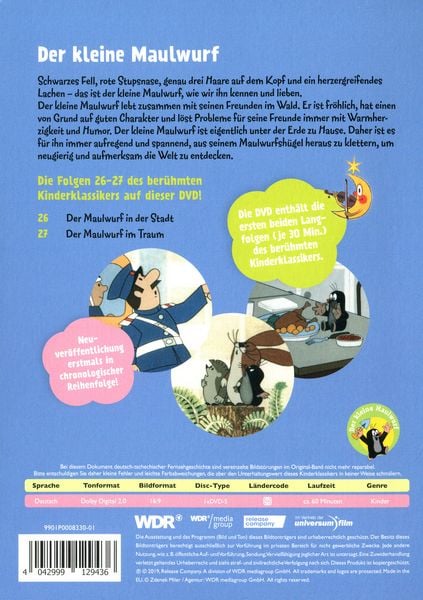 Produktbild: Der kleine Maulwurf DVD 5