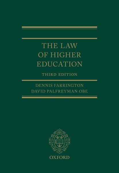 Produktbild: The Law of Higher Education