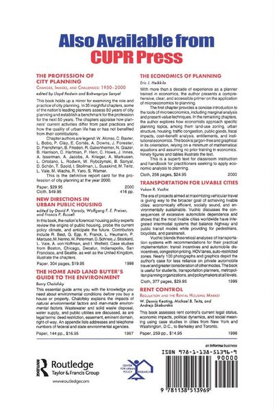 Produktbild: Red Tape and Housing Costs