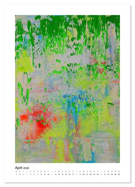 Produktbild: Bunte Tr&auml;ume - Abstrakte Kunst (Wandkalender 2026 DIN A3 hoch), CALVENDO Monatskalender