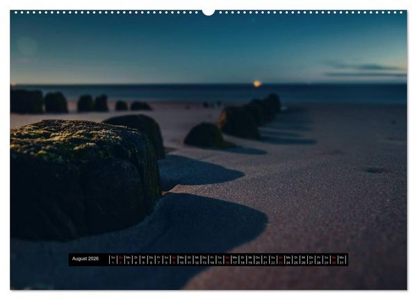 Produktbild: Abendlicht &uuml;ber der Nordsee (Wandkalender 2026 DIN A2 quer), CALVENDO Monatskalender