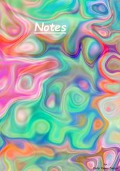 Notizbuch A5 dotted [Color - Farben] Softcover von Daily Paper Design | 80 Seiten | als Tagebuch, Bullet Journal, Notizheft & aus nachhaltiger und,