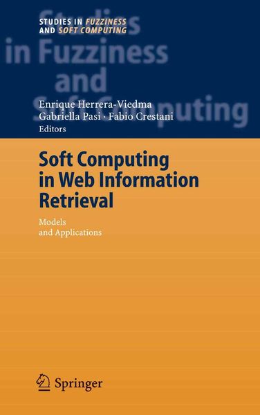 Produktbild: Soft Computing in Web Information Retrieval