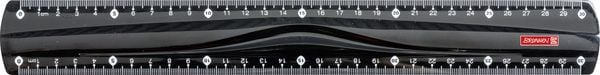 Produktbild: Brunnen Lineal 30cm onyx