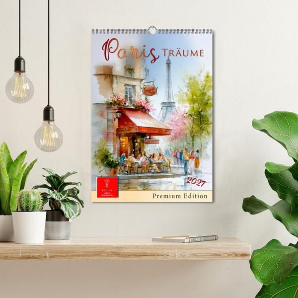 Produktbild: Paris Tr&auml;ume (Wandkalender 2027 DIN A3 hoch), CALVENDO Monatskalender