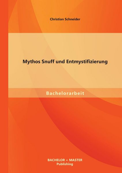 Produktbild: Mythos Snuff und Entmystifizierung