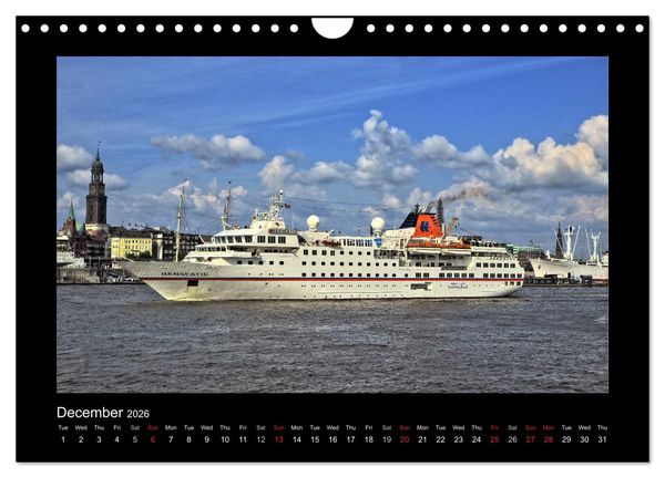 Produktbild: Destination Hamburg 2026 (Wall Calendar 2026 DIN A4 landscape), CALVENDO 12 Month Wall Calendar