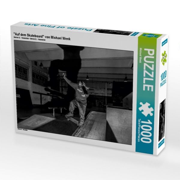 Produktbild: CALVENDO Puzzle Skaten, Licht und Schatten | 1000 Teile Lege-Gr&ouml;&szlig;e 64x48cm Foto-Puzzle f&uuml;r gl&uuml;ckliche Stunden