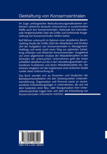 Produktbild: Gestaltung von Konzernzentralen