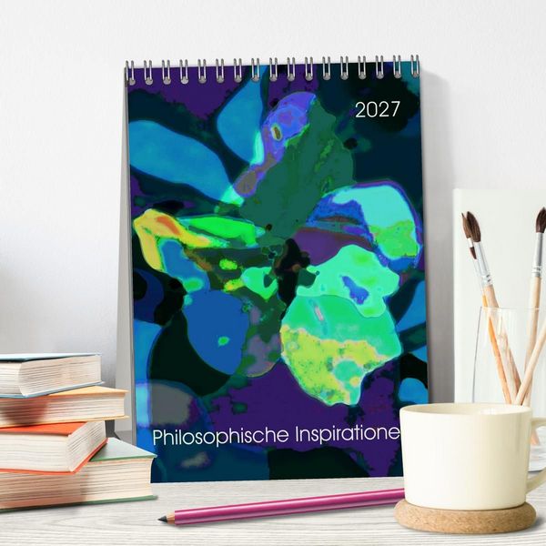 Produktbild: Philosophische Inspirationen Wandkalender 2027 (Tischkalender 2027 DIN A5 hoch), CALVENDO Monatskalender