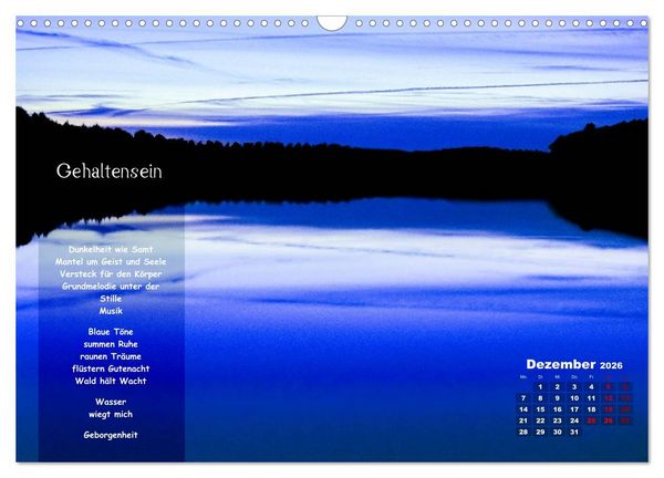 Produktbild: Lichtblicke f&uuml;r Auge und Seele - Der Kalender (Wandkalender 2026 DIN A3 quer), CALVENDO Monatskalender