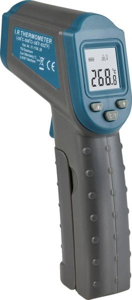 TFA Dostmann RAY Infrarot-Thermometer -50 - +500 °C Berührungslose IR-Messung, HACCP-konform