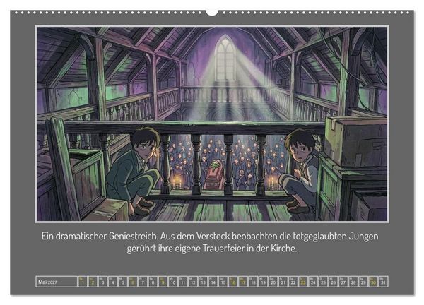 Produktbild: Die Freiheit am Mississippi (hochwertiger Premium Wandkalender 2027 DIN A2 quer), Kunstdruck in Hochglanz