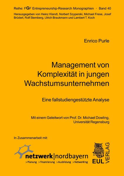 Produktbild: Management von Komplexit&auml;t in jungen Wachstumsunternehmen