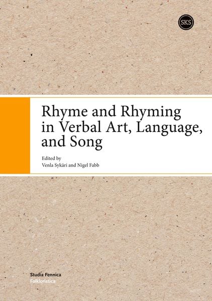 Produktbild: Rhyme and Rhyming in Verbal Art, Language, and Song