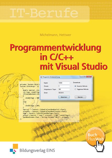 Produktbild: Programmentwicklung in C/C++ mit Visual Studio