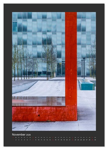 Produktbild: Plakative Architektur (hochwertiger Premium Wandkalender 2026 DIN A2 hoch), Kunstdruck in Hochglanz