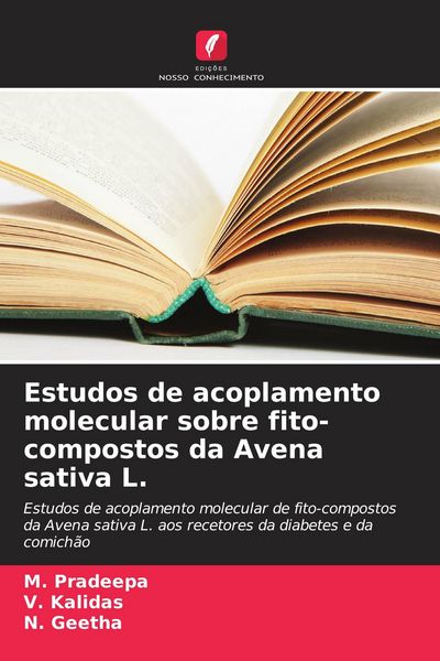Produktbild: Estudos de acoplamento molecular sobre fito-compostos da Avena sativa L.