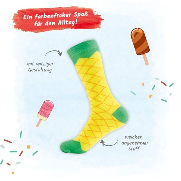 Produktbild: Tr&ouml;tsch Socken am Stiel Ananas