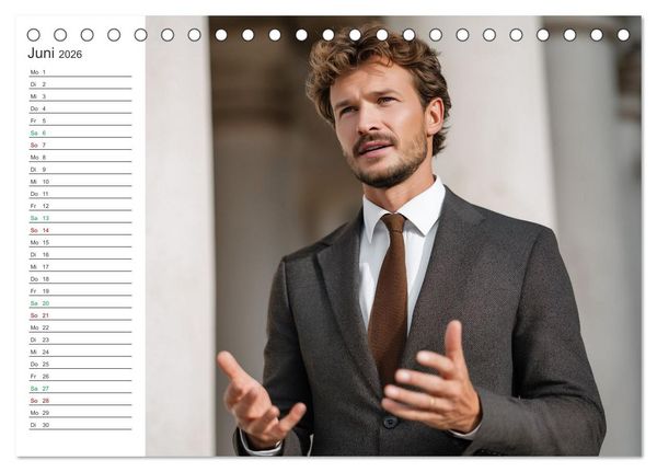 Produktbild: B&uuml;ro mit Zukunft (Tischkalender 2026 DIN A5 quer), CALVENDO Monatskalender