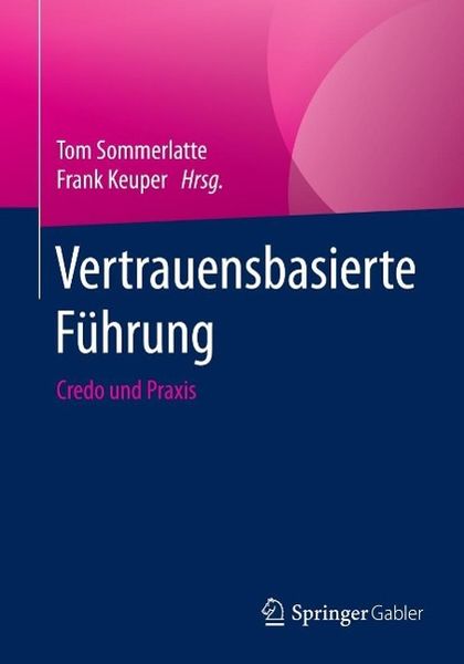 Produktbild: Vertrauensbasierte F&uuml;hrung