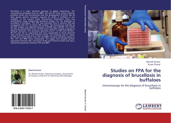 Produktbild: Studies on FPA for the diagnosis of brucellosis in buffaloes