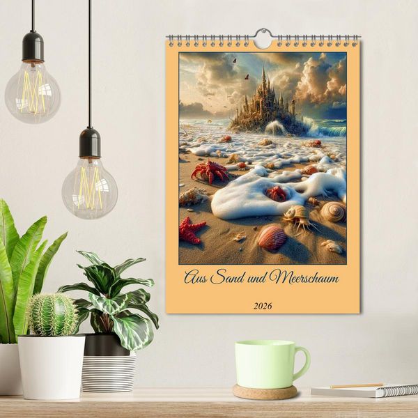 Produktbild: Aus Sand und Meerschaum! (Wandkalender 2026 DIN A4 hoch), CALVENDO Monatskalender