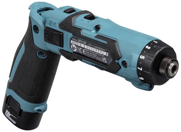 Produktbild: Makita DF012DZ DF012DZ Akku-Knickschrauber 7.2 V
