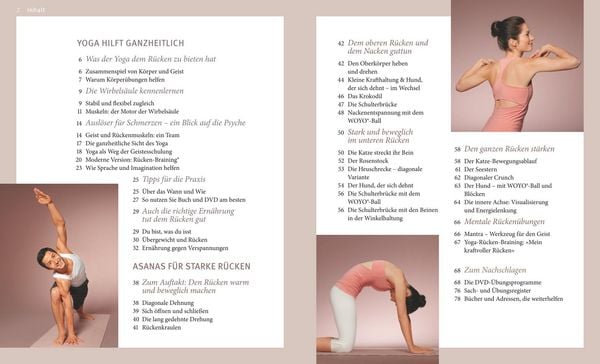 Produktbild: Yoga f&uuml;r den R&uuml;cken (mit DVD)