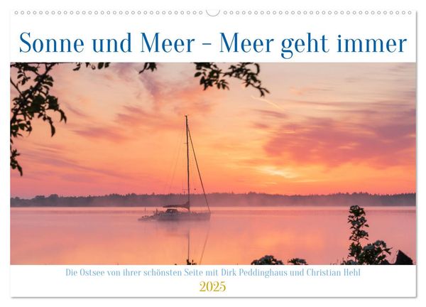 Sonne und Meer - Meer geht immer (Wandkalender 2025 DIN A2 quer), CALVENDO Monatskalender