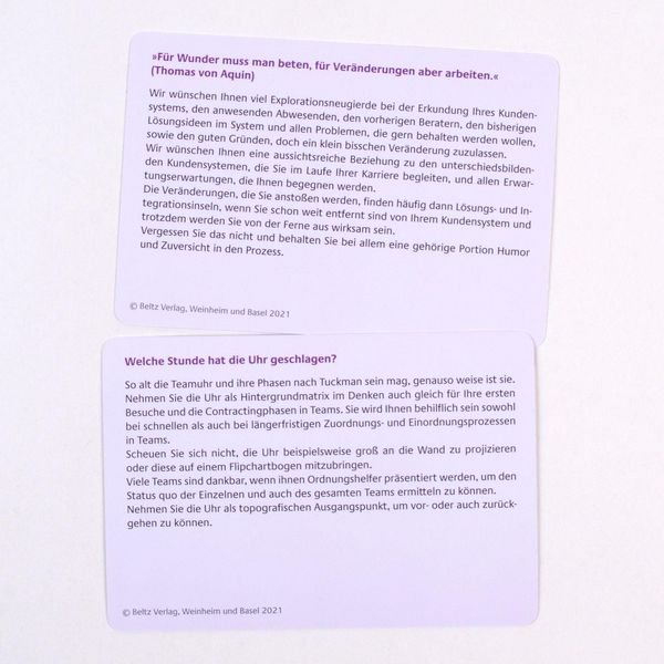 Produktbild: Kartenset Systemische Teamorganisationsprozesse
