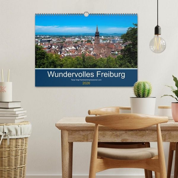 Produktbild: Wundervolles Freiburg (Wandkalender 2026 DIN A3 quer), CALVENDO Monatskalender