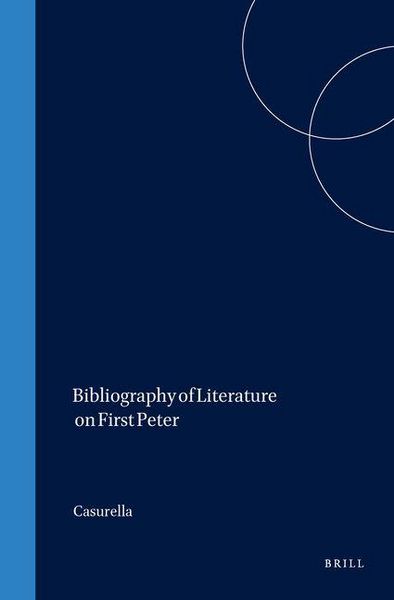 Produktbild: Bibliography of Literature on First Peter