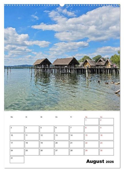 Produktbild: Bodenseeradweg - Auf dem Bodensee durch 3 L&auml;nder (Wandkalender 2026 DIN A2 hoch), CALVENDO Monatskalender