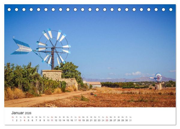 Produktbild: Mallorca, Mallorca (Tischkalender 2026 DIN A5 quer), CALVENDO Monatskalender