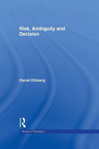 Produktbild: Risk, Ambiguity and Decision