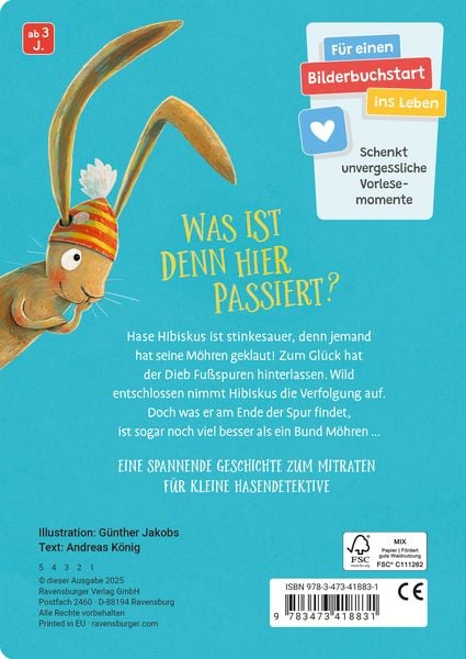 Produktbild: Hase Hibiskus und der M&ouml;hrenklau