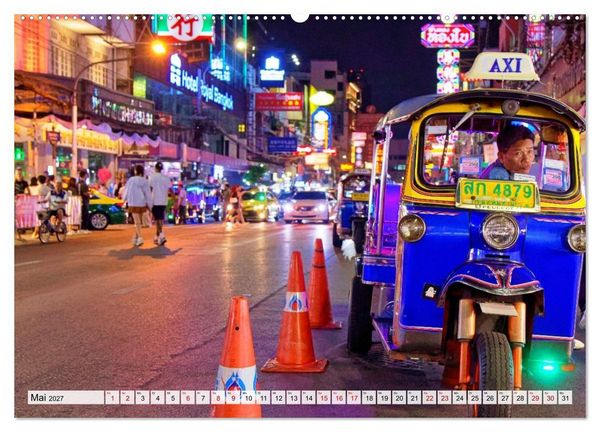 Produktbild: Bangkok und Kuala Lumpur - Megast&auml;dte Asiens (hochwertiger Premium Wandkalender 2027 DIN A2 quer), Kunstdruck in Hochglanz
