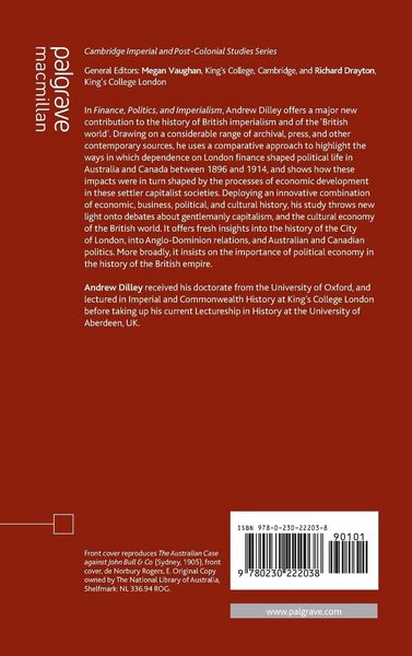 Produktbild: Finance, Politics, and Imperialism