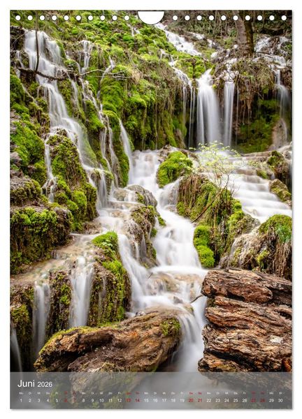 Produktbild: Bad Urach Wasserf&auml;lle (Wandkalender 2026 DIN A4 hoch), CALVENDO Monatskalender