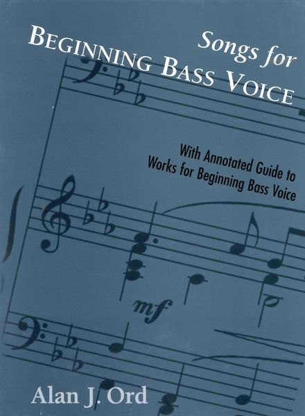 Produktbild: Songs for Beginning Bass Voice