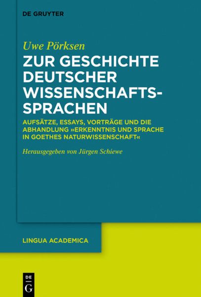 Produktbild: Zur Geschichte deutscher Wissenschaftssprachen